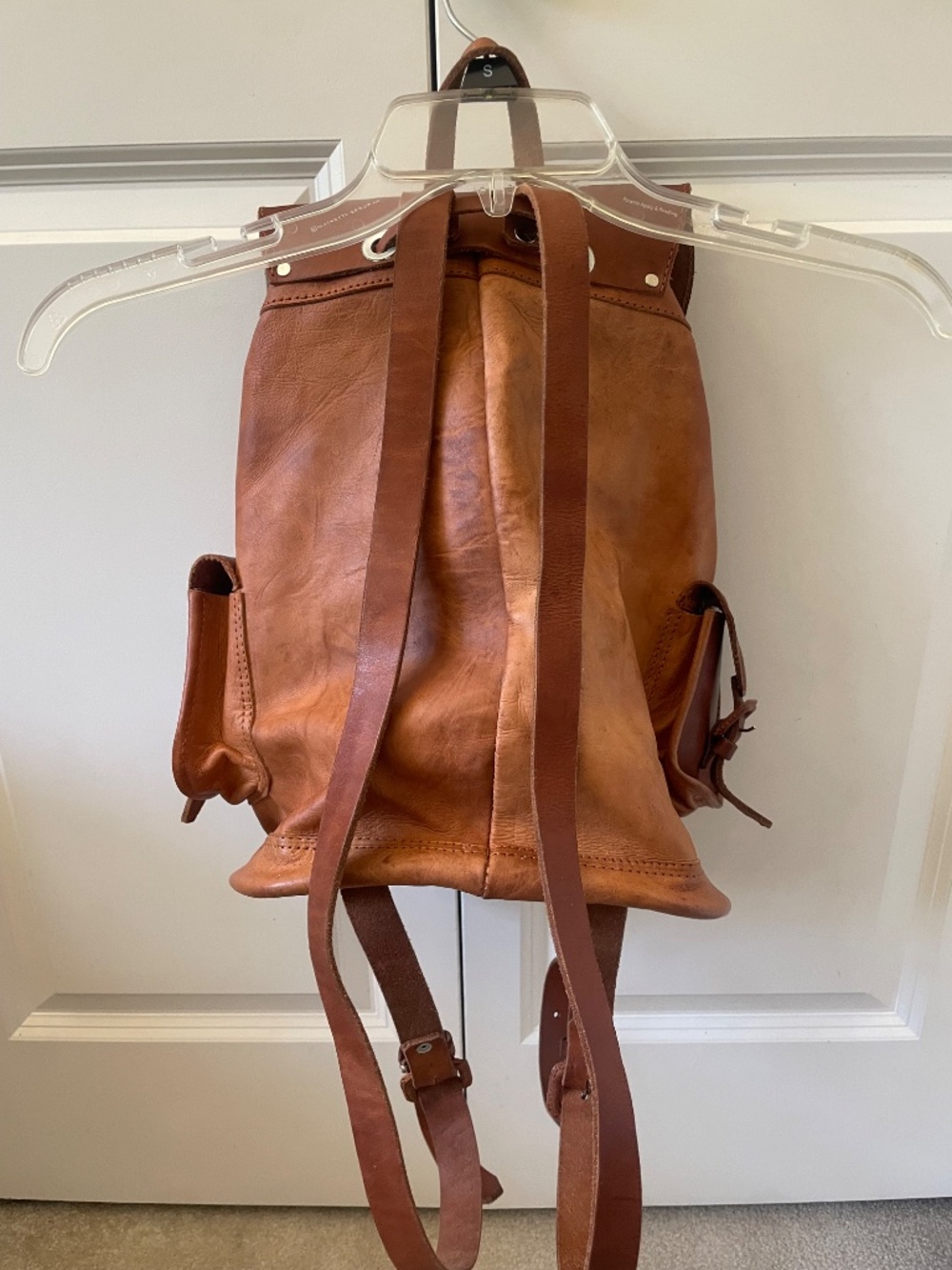 Genuine Leather Backpack - Picture 4 of 8